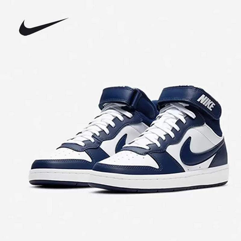 Nike Court Borough Mid Retro – chaussures décontractées pour femmes, baskets athlétiques légères et respirantes, CD7782-107