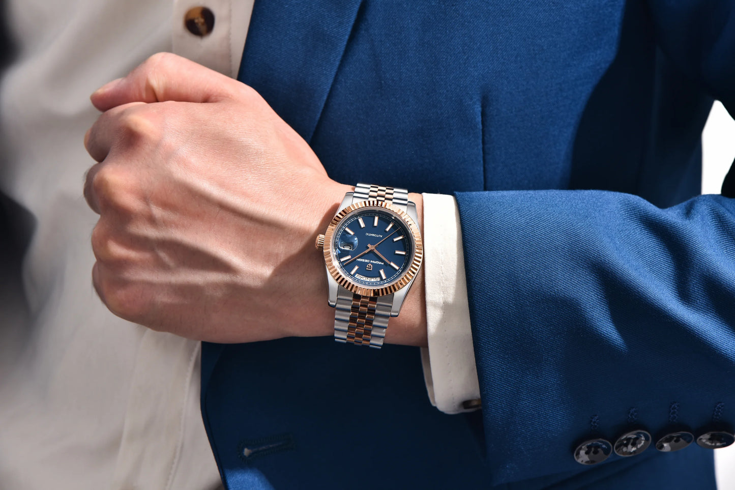 PAGANI DESIGN Enamel Dial 2026 New DD36 Men's Watches Silver Gold Luxury Automatic Watch Men Waterproof Mechanical Wristwatch