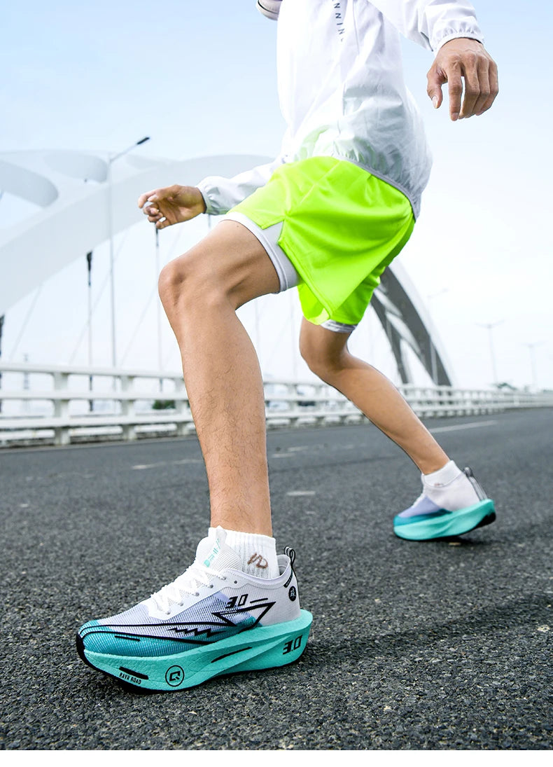 Running Shoes Speciality Men Marathon Sports Carbon Board Breathable Ultralight Women Comfy Athletic Cushion Stability Sneakers