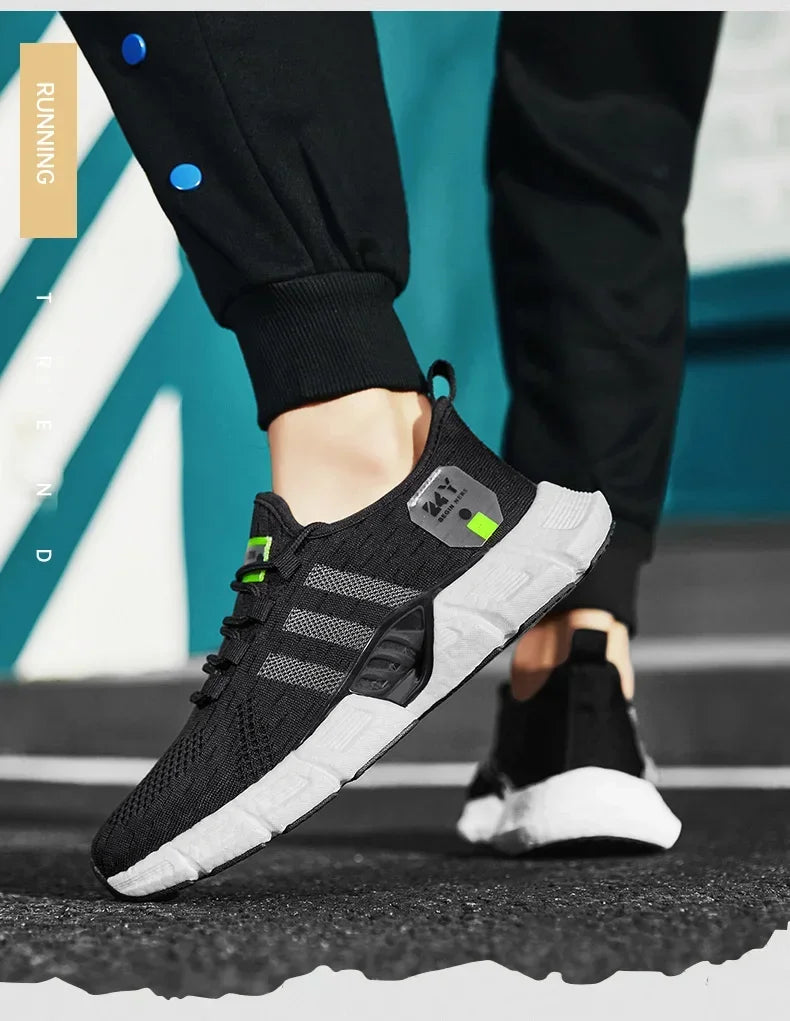 New Fashion Running Sport Shoes Men Sneakers Lightweight Breathable Mesh Comfortable Men's Casual Shoes Outdoor Jogging Zapatos