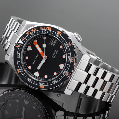 SEESTERN SUB600T V3 Men's Watch Automatic Diving Sapphire Wristwatch NH35 Movement Ceramic Bezel Luminous Date Jubilee Waterproof