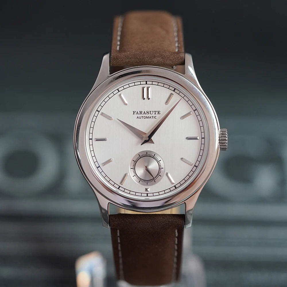 FARASUTE New Hangzhou Customized Movement Automatic Mechanical Wristwatch For Men Sapphire Stainless Steel 5Bar Waterproof Watch