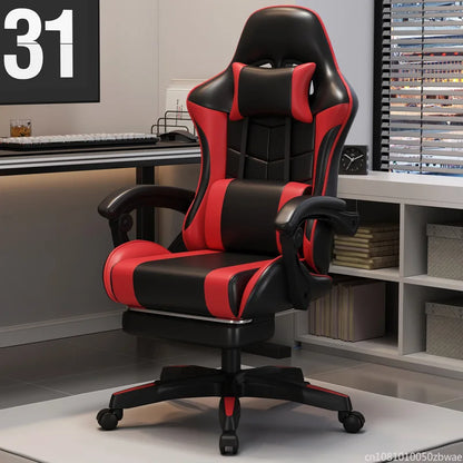 Sedia gaming Sponge per internet café ed esports, sedia da computer per internet café, poltrona da ufficio reclinabile per casa, comoda e girevole