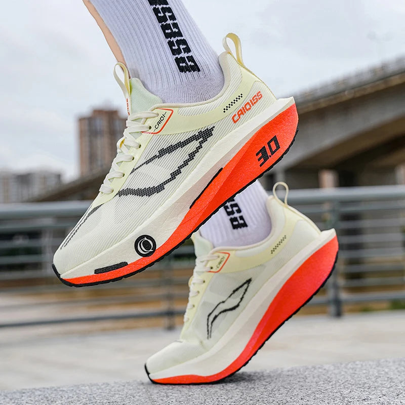 Running Shoes Carbon Plate Marathon Men Sports Specialty Breathable Lightweight Women's Comfortable Athletic Outdoor Sneakers