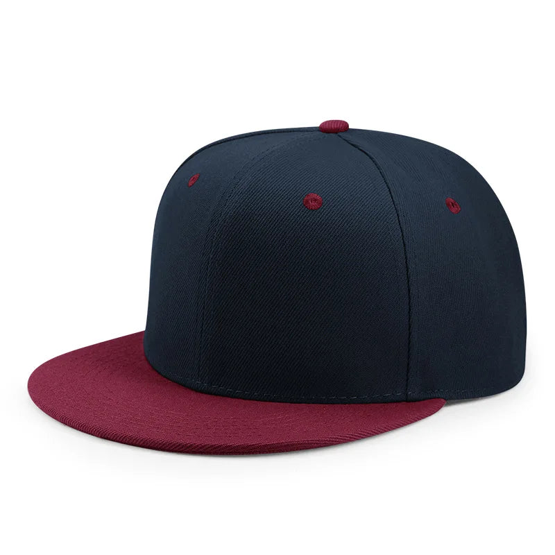 Șapcă complet închisă, ajustată, New York, mărime Plus Large, stil Trucker, pentru bărbați, cu cozoroc plat, hip-hop, culoare solidă, tip baseball, cu închidere snapback, fără imprimeu, cozoroc plat, Era