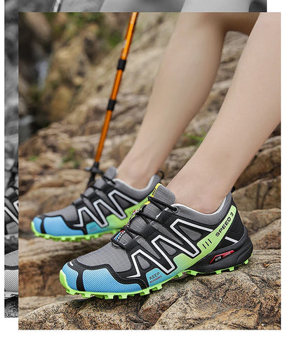 Men Hiking Boots Winter Mountain Safety Outdoor Breathable Wear-Resistant Climbing Timberland Unisex Comfortable Male Sneakers