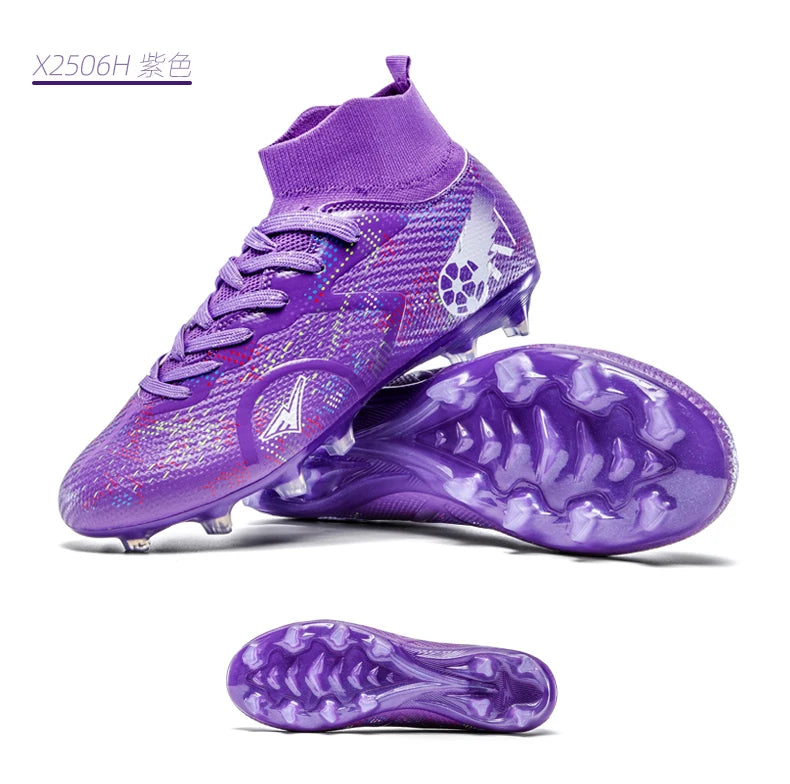 Scarpe da calcio professionali da uomo, scarpe da calcetto con tacchetti, sneakers da calcio ultraleggere per allenamento e sport all’aperto
