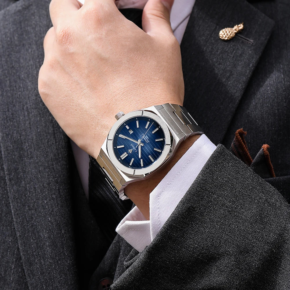 CADISEN Watch for Men Luxury Automatic Men Miyota 8215 Movement Sapphire Crystal 42mm Dial 100m Waterproof Wristwatches C8200