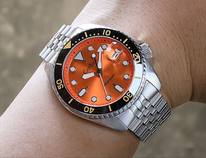 CADISEN New Luminous Men Mechanical Wristwatches Ceramic Bezel Sapphire Glass Automatic Watch Men Relogio Masculino