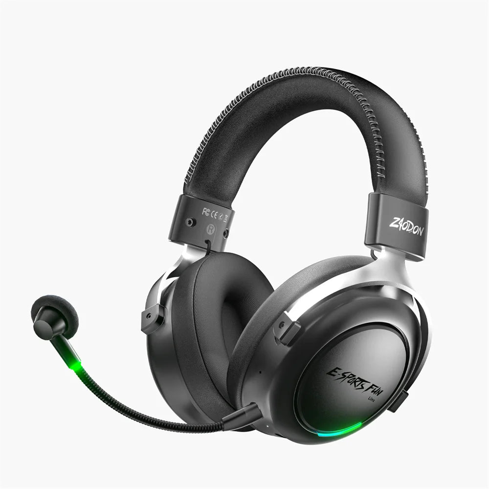 New Wireless Gaming Headphone, Bluetooth 6.0, 53mm Titanium Drivers, 7.1 Virtual Surround Sound, 15ms Zero-Latency, for PC/PS5/Mobile