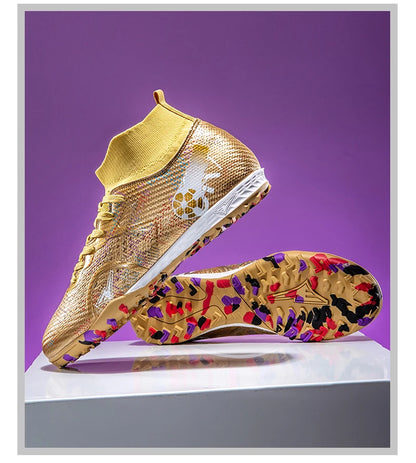 Scarpe da calcio professionali da uomo, scarpe da calcetto con tacchetti, sneakers da calcio ultraleggere per allenamento e sport all’aperto