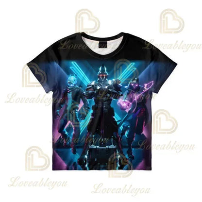 Boys Girls Cartoon T-shirt Fortnite T-shirt Battle Royale 3D 3 to 14 Years Victory Royale Game Kids Tops Teen Clothes