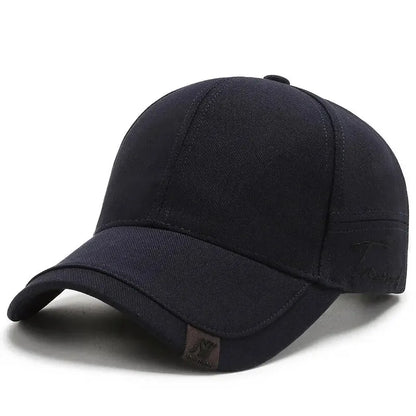 Cappellino da uomo Tide con visiera, cappello da sole coreano da uomo, nero, modello Tide, semplice, casual e versatile, cappellino da baseball