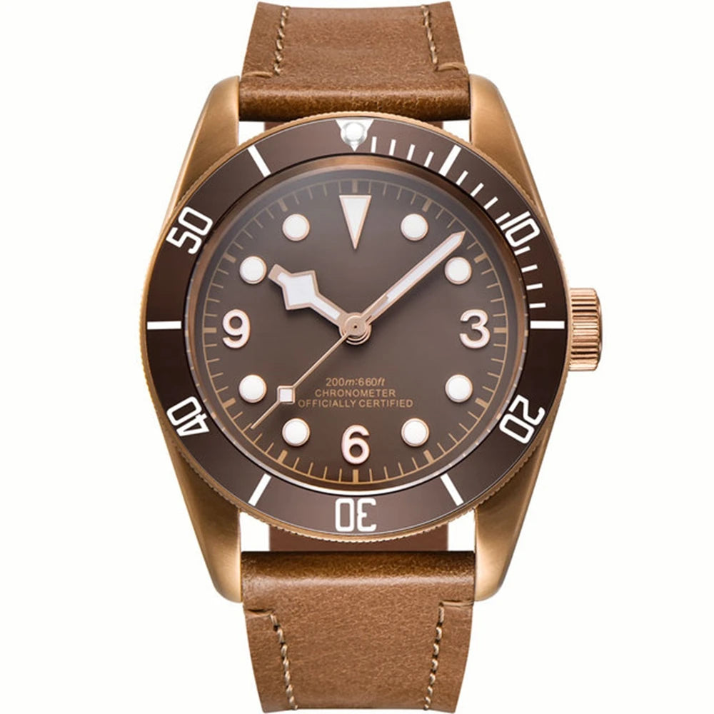 Luxury NH35A Corgeut 41mm Automatic Men Watch PVD Case Sapphire Military Male 10BAR wim Watches Luminous Mechanical WristWatches