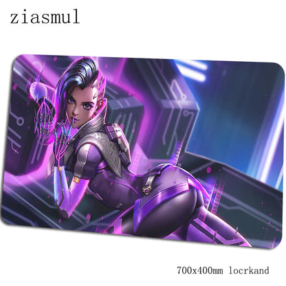 Overwatch mouse pad Gorgeous Computer Mat 70x40cm gaming mousepad large XL mouse pad keyboard games PC gamer desk