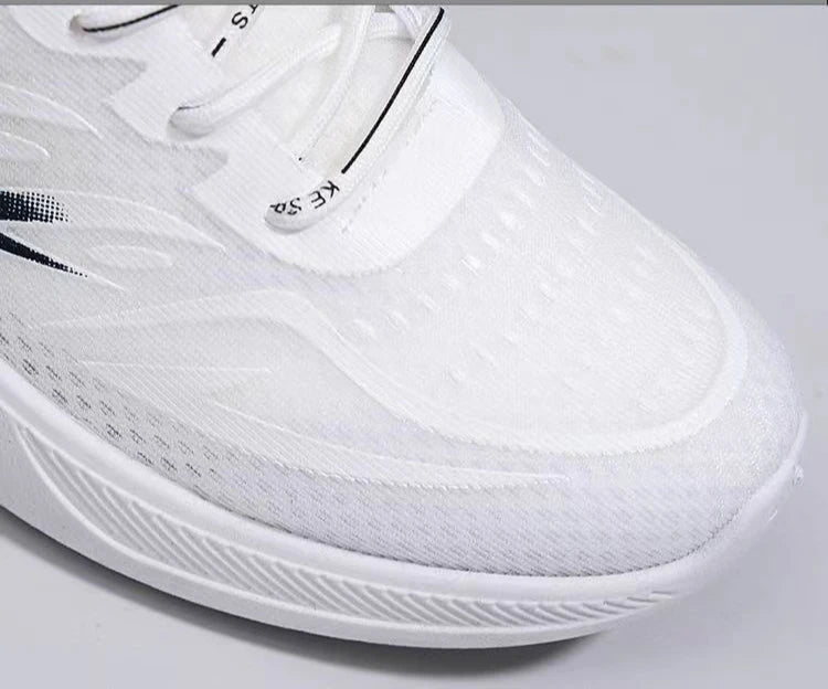 Baskets d'été pour hommes, chaussures de course respirantes en maille, à lacets, résistantes à l'usure, à plateforme, confortables, à semelle souple