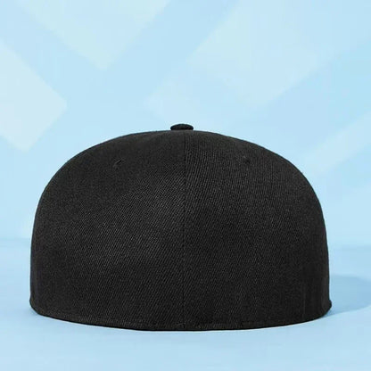 Big Bone Man Cappellini da baseball taglie forti per adulti con visiera piatta, cappellini hip hop aderenti per uomo e donna, cappellini grandi, cappellini snapback, taglie da 6 3/4 a 8