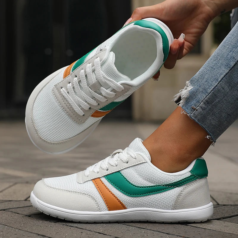 Women’s Shoes Sneakers Wide Toe Barefoot Casual Wide Last Fashionable Canvas Black Flat Board Shoes Breathable Mesh Men’s Shoes