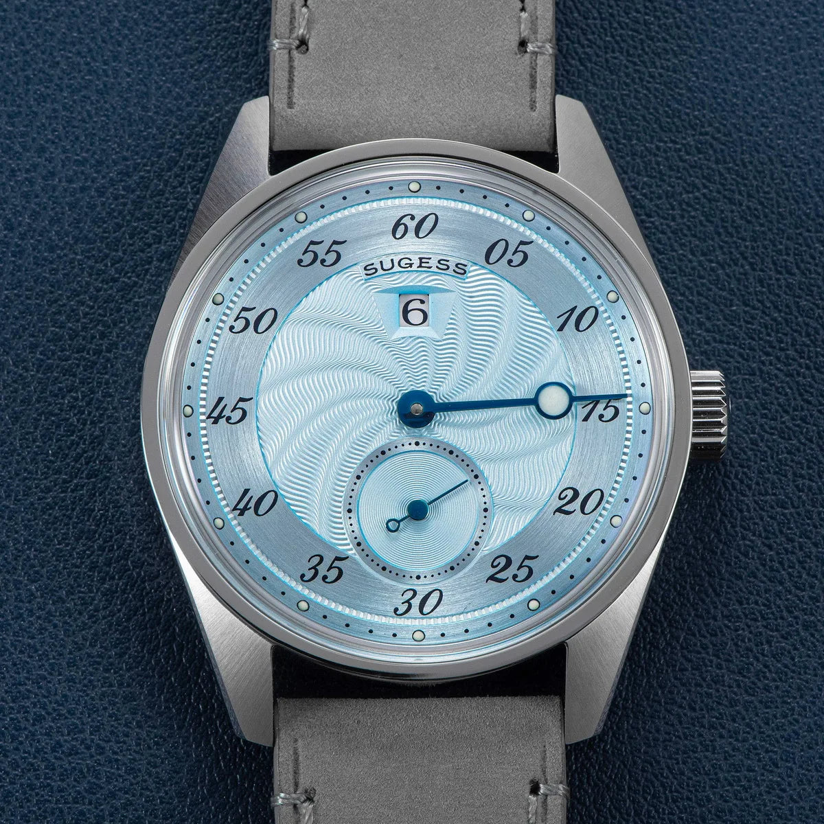 Sugess Watch of Men Automatic Mechanical Wristwatches ST1721 Movement Luminous Simple Fashion Clock Waterproof Glass S451 New