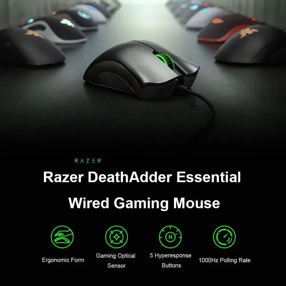 Razer REGALO DI CAPODANNO regalo Thunder Snake Viper Mini mouse gaming cablato per computer e laptop Esports con luce RGB, mouse per mani piccole