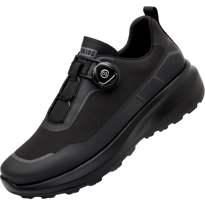 Zapatillas deportivas de running para hombre, ligeras, cómodas y versátiles, de color liso y con cierre ajustable para montañismo