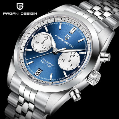 PAGANI DESIGN Pilot Men's Quartz Watches Sports Waterproof WristWatch Sapphire Automatic Watch Relogio Masculino PD1775