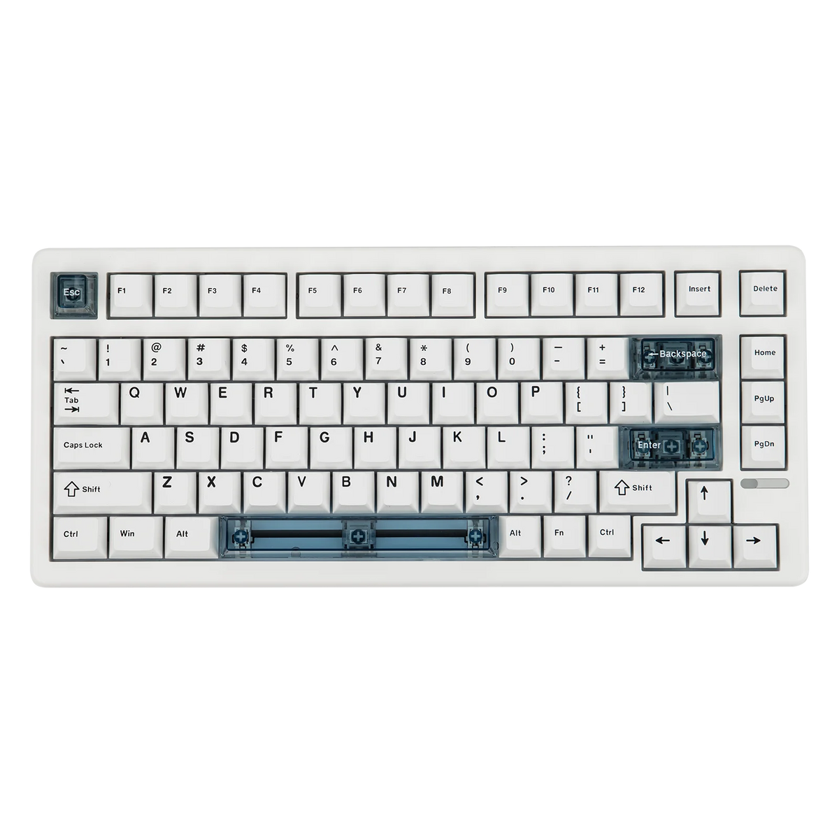 EPOMAKER HE80 75% dispunere QWERTY SUA, tastatură mecanică magnetică cu efect Hall, cu cablu, garnitură cremoasă, cu schimbare la cald, DKS SOCD pentru PC/Mac