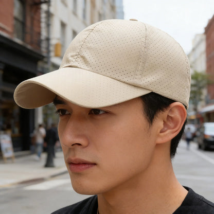 Hat til mænd, forår/sommer, ensfarvet mesh-kasket, baseballkasket til kvinder, efterår, koreansk udgave, solbeskyttelseshue, mesh, åndbar kasket med skygge