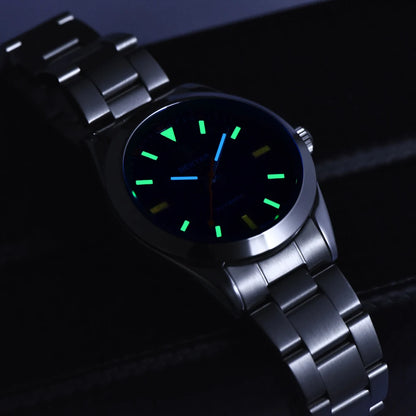 BENYAR – Nuevo reloj para hombre, marca de lujo, reloj mecánico automático, resistente al agua hasta 50 m, modelo deportivo con agujas luminiscentes
