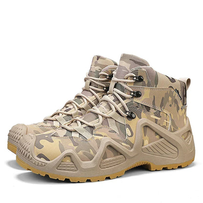 Anti Slip and Wear-resistant Hiking Shoes Comfortable Desert Work Boots Autumn Winter Platform and Ankle Boots, Men's Snow Boots