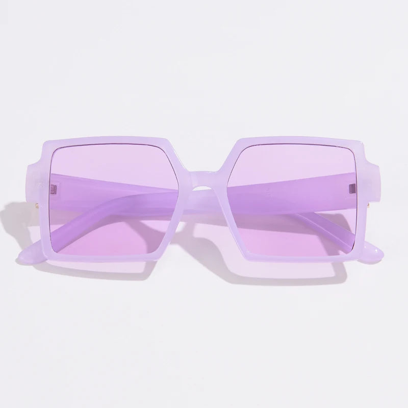 Cycling 1/2pcs Female Square Large Frame Sunglasses Women Retro Brand Big Frame Sun Glasses Black Fashion Gradient Eyeglasses