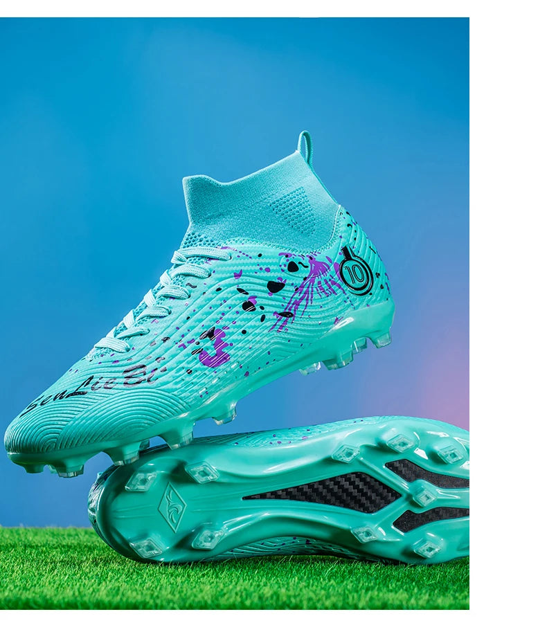 New Men's Professional Soccer Shoes Non-slip Football Boots Unisex Breathable Futsal Sports New Cleats Drop Shipping Ultralight