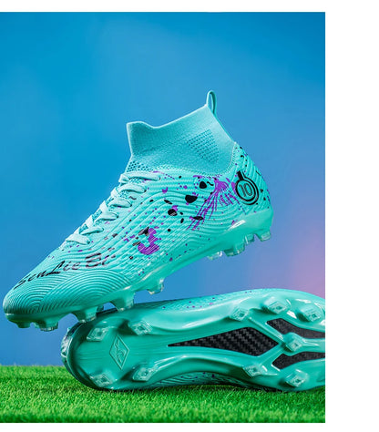 New Men's Professional Soccer Shoes Non-slip Football Boots Unisex Breathable Futsal Sports New Cleats Drop Shipping Ultralight