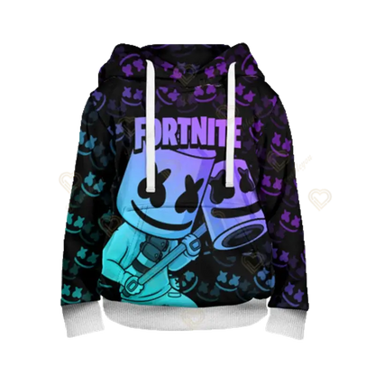 Fortnite Boys Cool Heroes Cosplay Hoodie Cartoon Sweatshirt Kid Clothes Spring Autumn Baby Coat Children Hooded Jacket