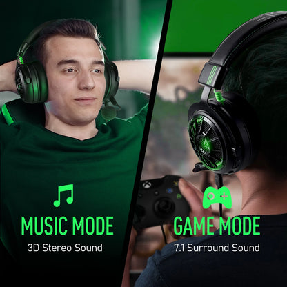 Oneodio EKSA StarEngine Pro Wired Gaming Headset 7.1 Surround PC Headphones Gamer With ENC Mic USB/Type C/3.5mm for PS4 PS5 Xbox