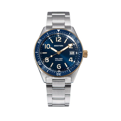 Sugess Diveing Watch of Men Automatic Mechanical Wristwatches 20ATM Waterproof Sapphire NH35A Movement BGW9 Luminous New S434-2