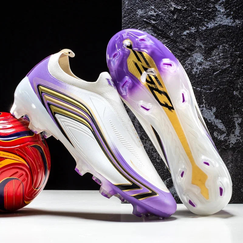 Nouvelles chaussures de football pour hommes, baskets d'entraînement de haute qualité, chaussures de soccer, crampons pour terrain en herbe, futsal, matchs en salle, antidérapantes, best-seller, pour l'extérieur
