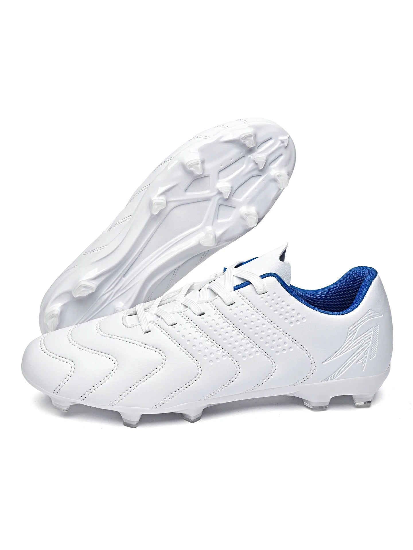 Sport Field AG/FG Soccer Cleats, PU Fabric Sweat-Wicking Upper, TPU Wear-Resistant Sole, Sturdy Durable for Men Women Kids