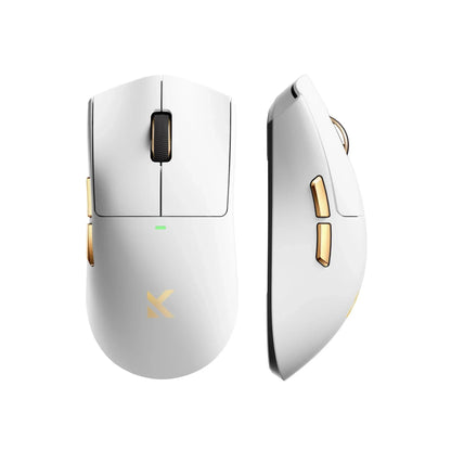 Rato Gaming Sem Fios MCHOSE K7 Ultra PAW3950 com Dupla Taxa de Polling 8K, Base de Carregamento Sem Fios Magnética Leve, Esports e Escritório