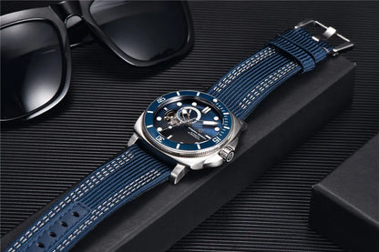 PAGANI DESIGN 2025 New Tourbillon Skeleton Luxury Automatic Watch For Men Japan NH39A Stainless steel Mechanical WristWatch Men