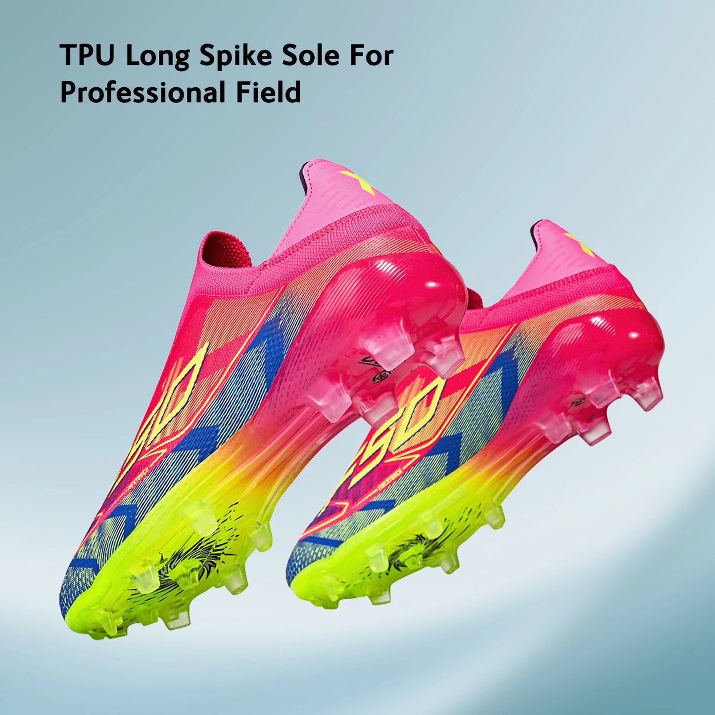 AG/FG Soccer Cleats for Men Women Kids Youth PU Fabric Upper TPU Sole Non-Slip Wear-Resistant for Natural Grass Sports Pitch Training