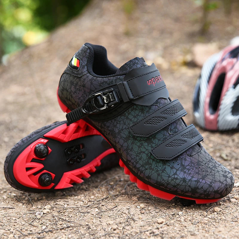 Men's Cycling Shoes Road Bike Sneakers Cleat Self-Locking Mountain Bike MTB Shoes Women's Road Bicycle Speed Best SPD Bike Shoes