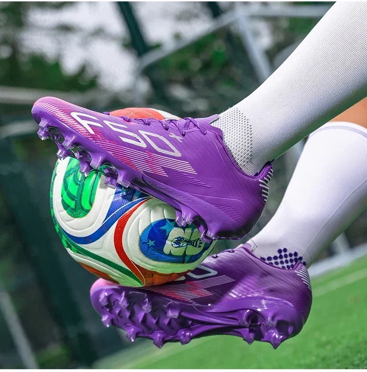 Nouvelles chaussures de football pour hommes, chaussures d'entraînement, chaussures de sport pour terrain gazonné, chaussures de football pour activités de plein air, baskets antidérapantes, chaussures professionnelles po