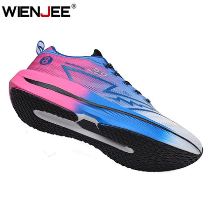 Men's Sports Running Shoes, Casual Marathon, Lightweight, Comfortable Women's Athletic Non-Slip Walking Sneakers, Outdoor Couple Shoes