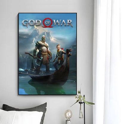 God Of War Poster Wall Art Print Decorative Mural Home Decor Gift Unframed