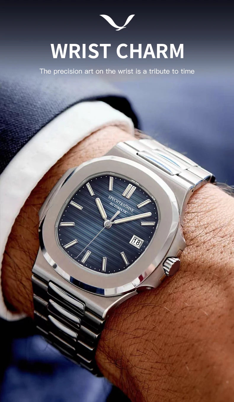 Specht & Söhne New Arrivals Fashion Automatic Mechanical Watches For Men Luminous Dial 42MM Steel Waterproof Classic 5711 Watch