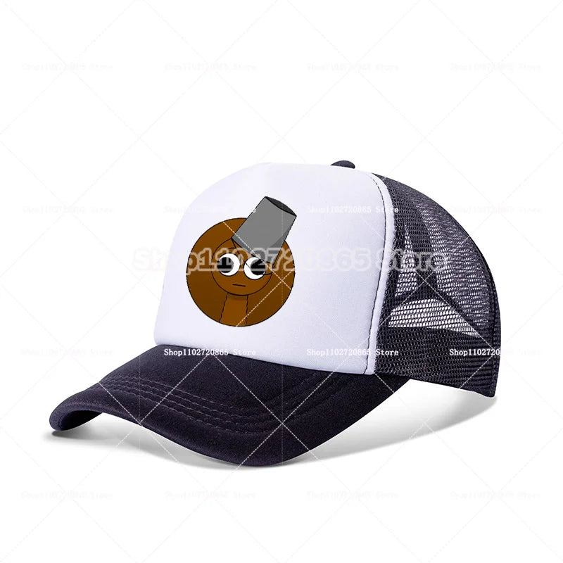 Cappellino da baseball Sprunkis: semplice, alla moda, sportivo, casual, copricapo popolare, cappellini con personaggi anime, cappellino estivo per proteggersi dal sole, regalo di compleanno