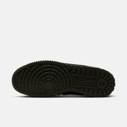 Nike Court Vision Men's Black and White Olive Green Brown Comfortable and Versatile Mid-Top Casual Sneakers DR7882-300