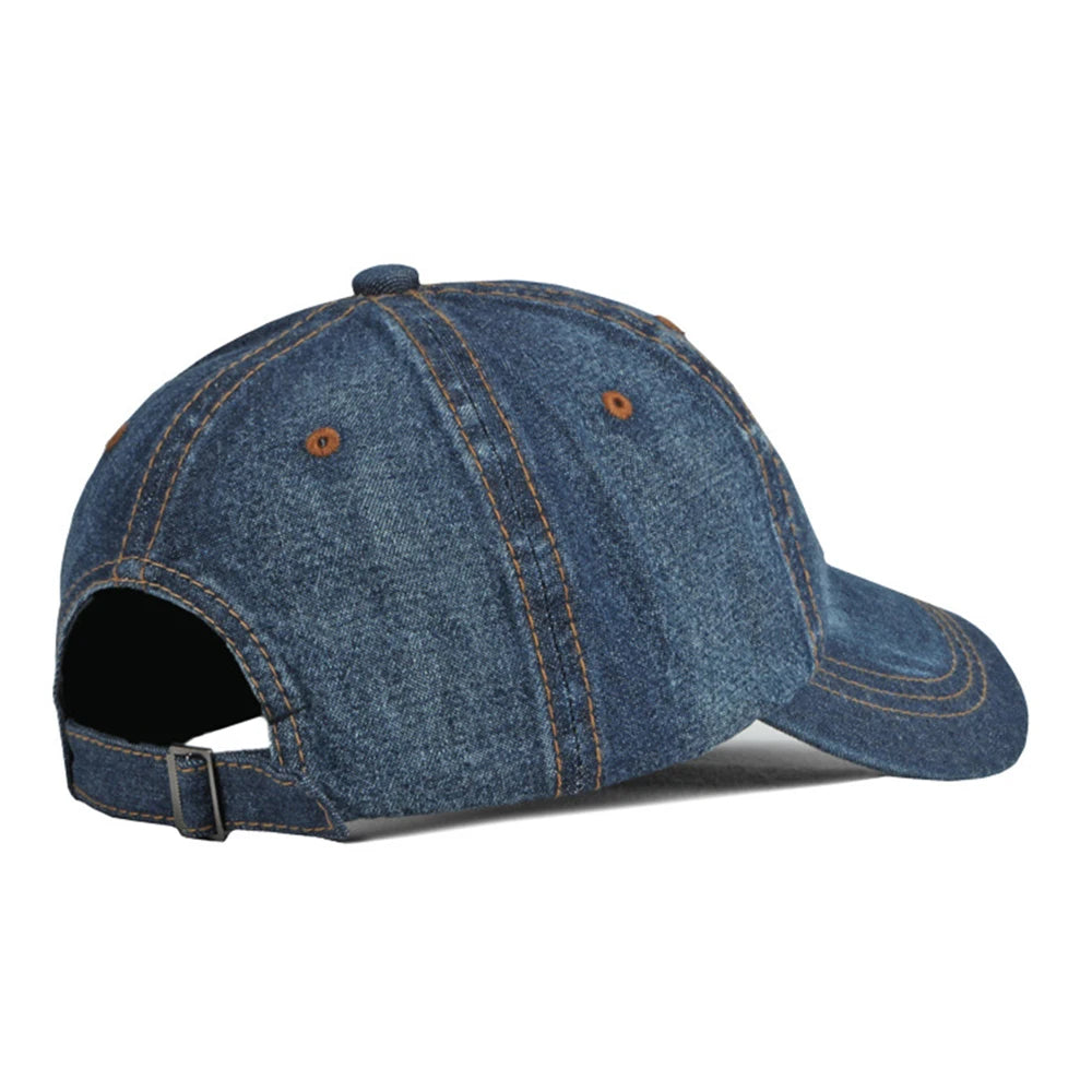 FS Brand Modrá džínová čepice pro muže Letní baseballové čepice Luxusní dámská značková čepice Streetwear Trucker Cap Gorras Para Hombre