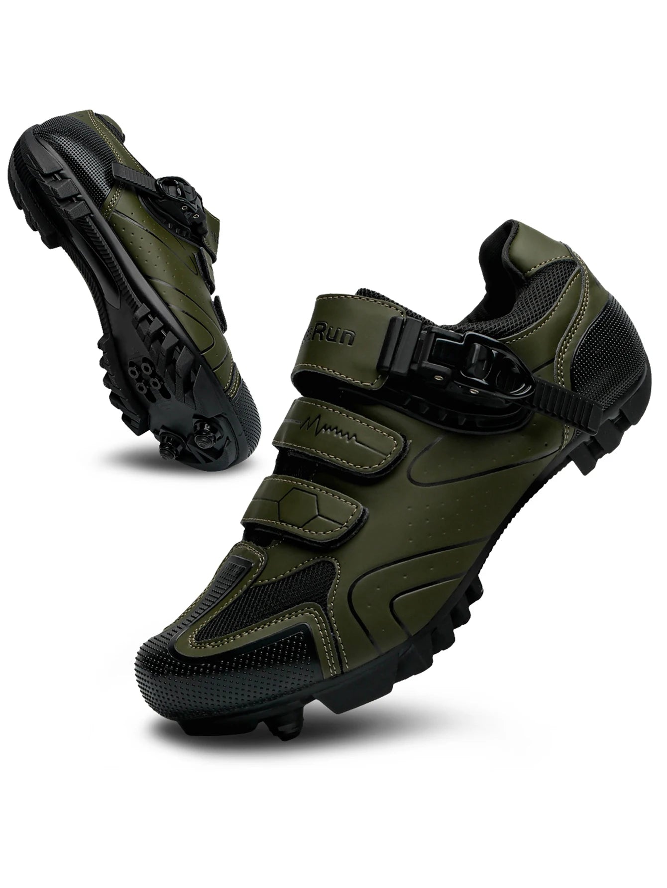 Primavera 2025, scarpe da ciclismo MTB con tacchette da uomo, scarpe sportive in carbonio, velocità, corsa in montagna, scarpe da mountain bike